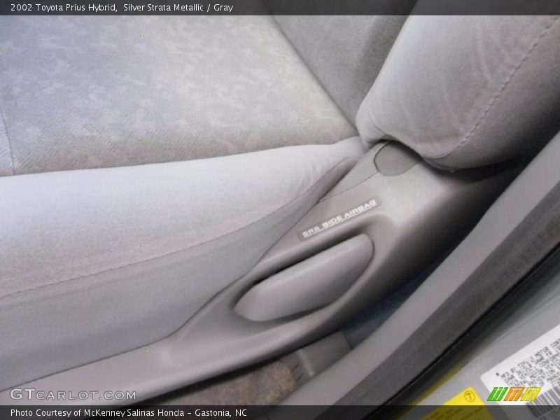 Silver Strata Metallic / Gray 2002 Toyota Prius Hybrid