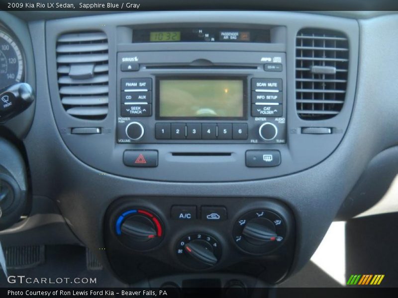 Sapphire Blue / Gray 2009 Kia Rio LX Sedan