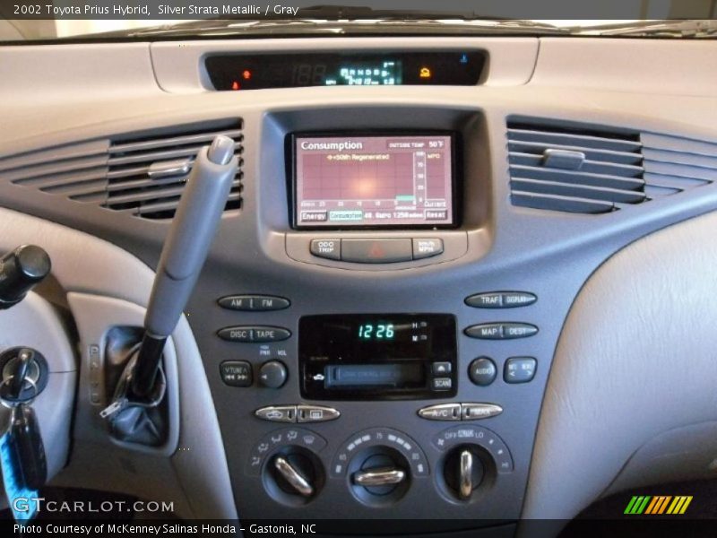 Silver Strata Metallic / Gray 2002 Toyota Prius Hybrid