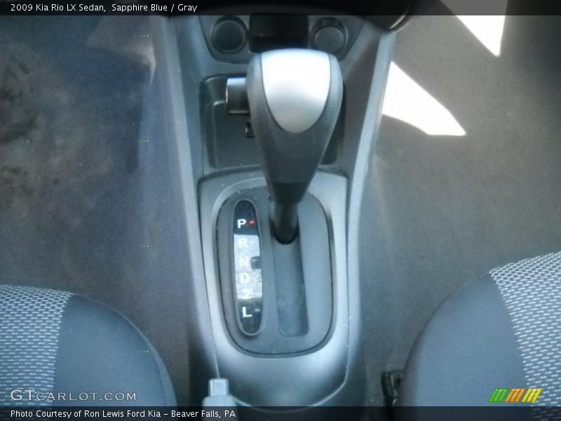 Sapphire Blue / Gray 2009 Kia Rio LX Sedan