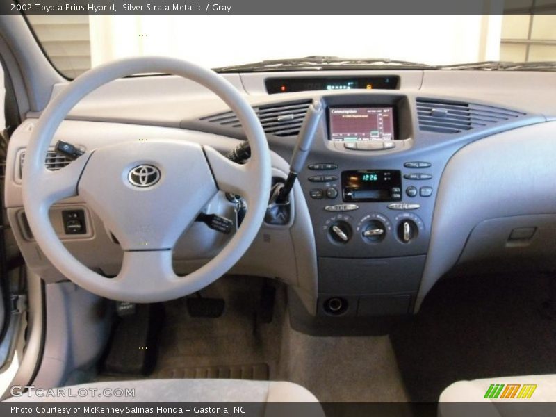 Silver Strata Metallic / Gray 2002 Toyota Prius Hybrid