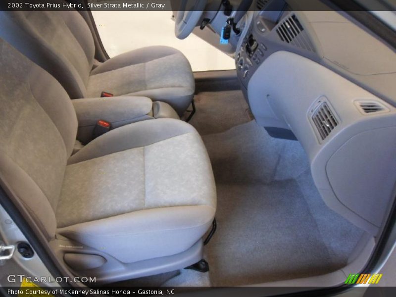 Silver Strata Metallic / Gray 2002 Toyota Prius Hybrid