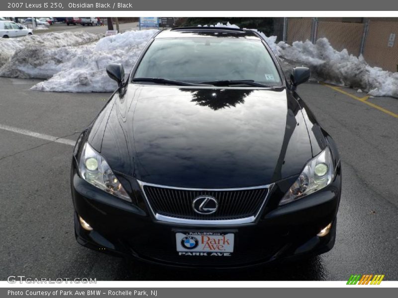 Obsidian Black / Black 2007 Lexus IS 250