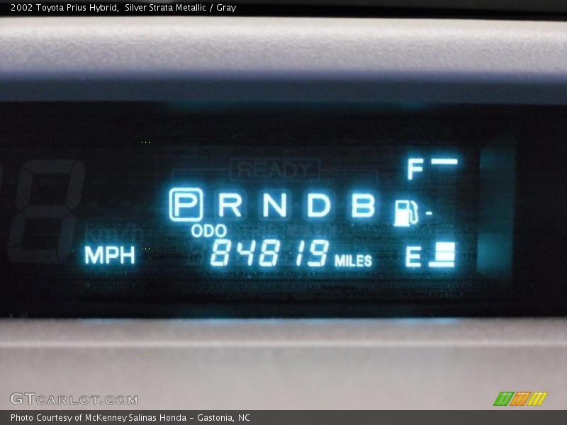 Silver Strata Metallic / Gray 2002 Toyota Prius Hybrid