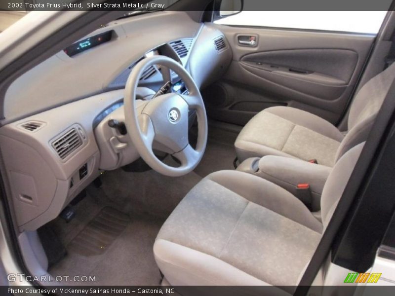 Silver Strata Metallic / Gray 2002 Toyota Prius Hybrid
