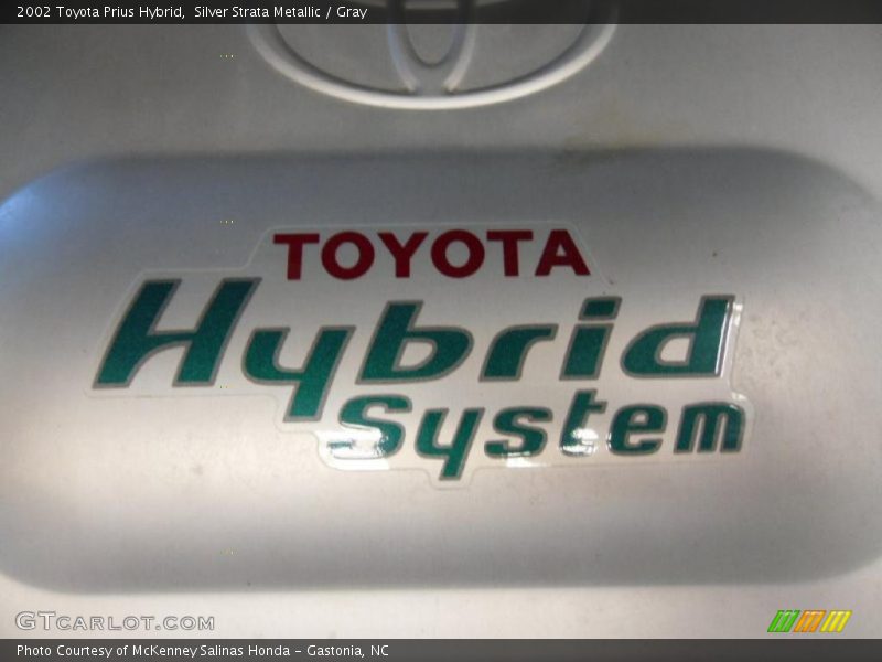 Silver Strata Metallic / Gray 2002 Toyota Prius Hybrid