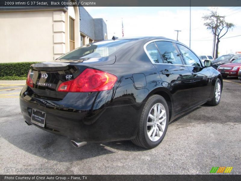 Black Obsidian / Graphite 2009 Infiniti G 37 Sedan