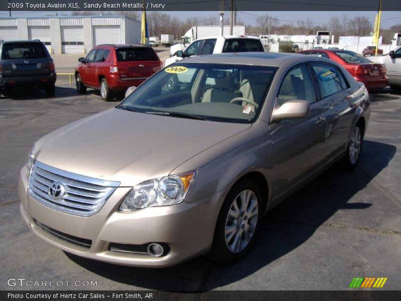 Sandy Beach Metallic / Ivory 2009 Toyota Avalon XLS