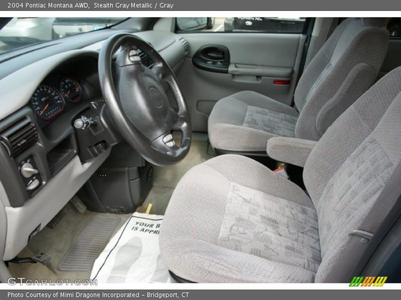 Stealth Gray Metallic / Gray 2004 Pontiac Montana AWD