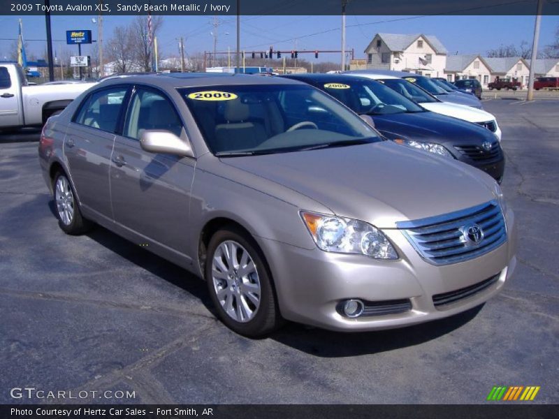 Sandy Beach Metallic / Ivory 2009 Toyota Avalon XLS
