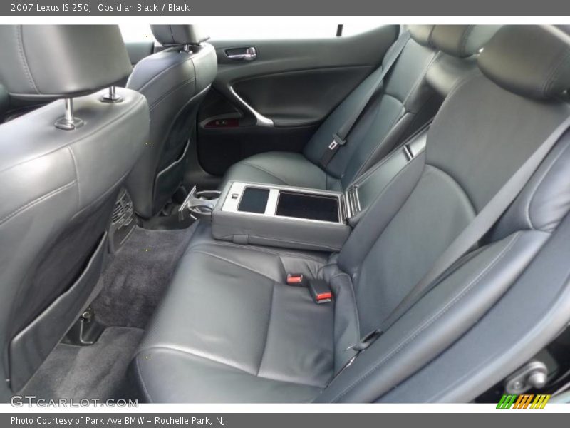 Obsidian Black / Black 2007 Lexus IS 250