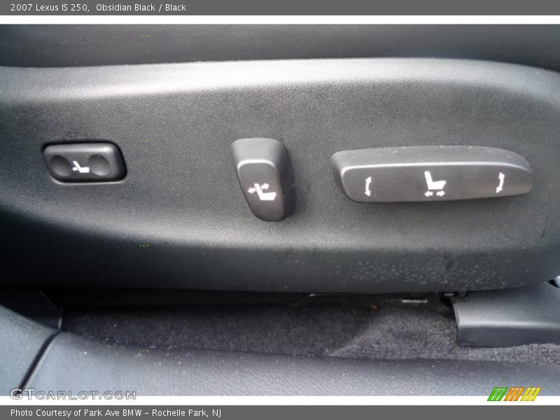 Obsidian Black / Black 2007 Lexus IS 250