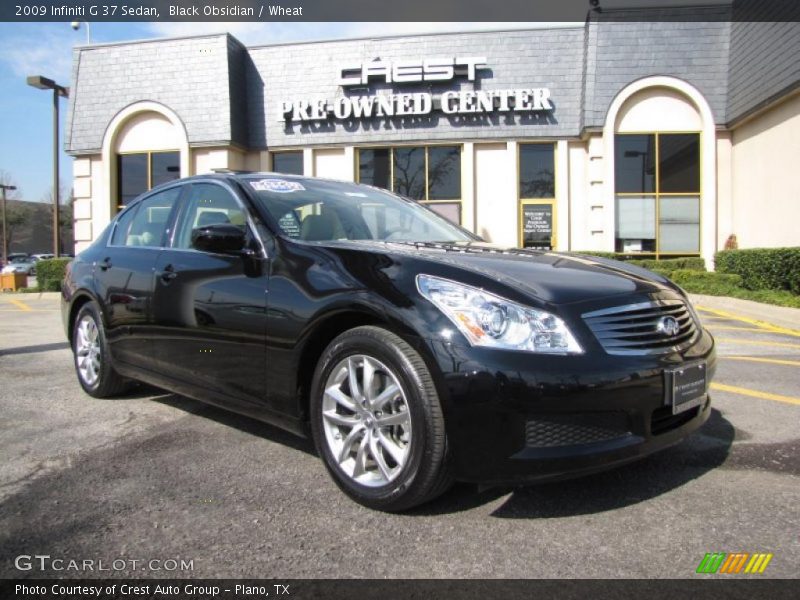 Black Obsidian / Wheat 2009 Infiniti G 37 Sedan