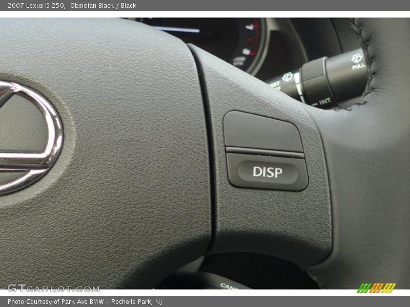 Obsidian Black / Black 2007 Lexus IS 250