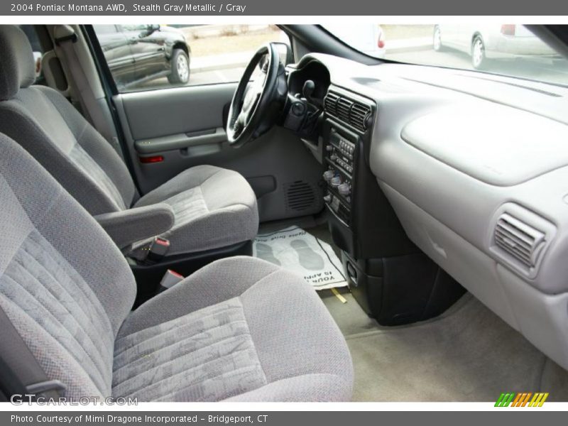 Stealth Gray Metallic / Gray 2004 Pontiac Montana AWD