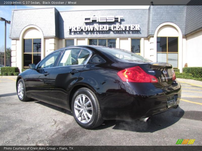 Black Obsidian / Wheat 2009 Infiniti G 37 Sedan