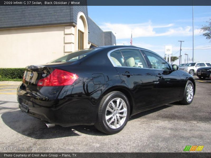 Black Obsidian / Wheat 2009 Infiniti G 37 Sedan