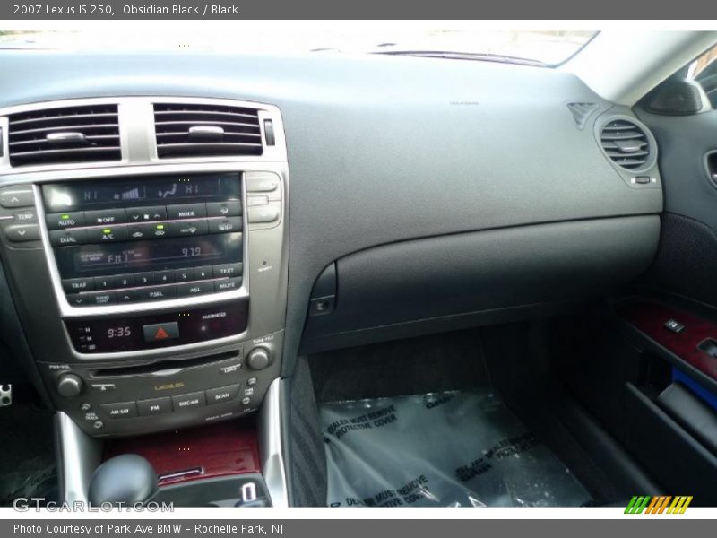 Obsidian Black / Black 2007 Lexus IS 250