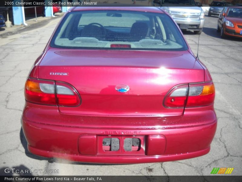 Sport Red Metallic / Neutral 2005 Chevrolet Classic