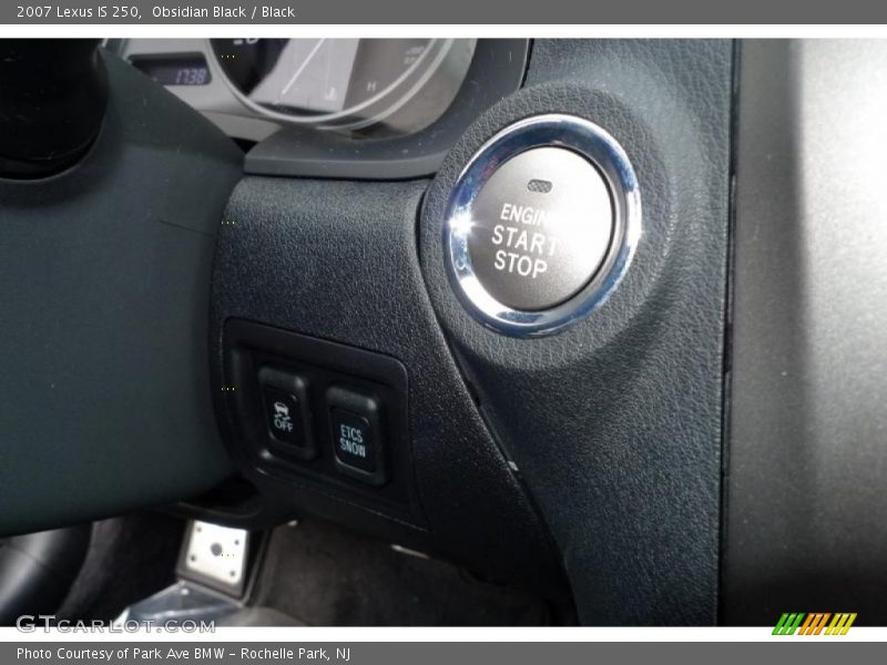 Obsidian Black / Black 2007 Lexus IS 250