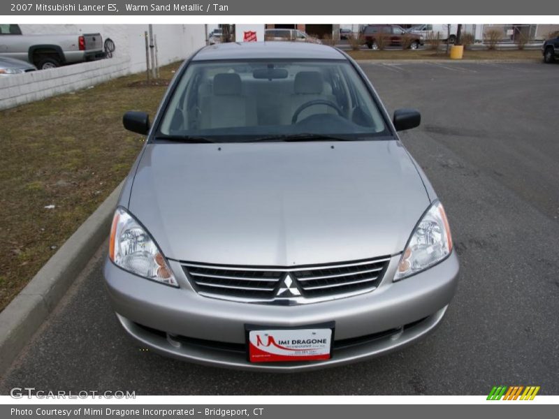 Warm Sand Metallic / Tan 2007 Mitsubishi Lancer ES