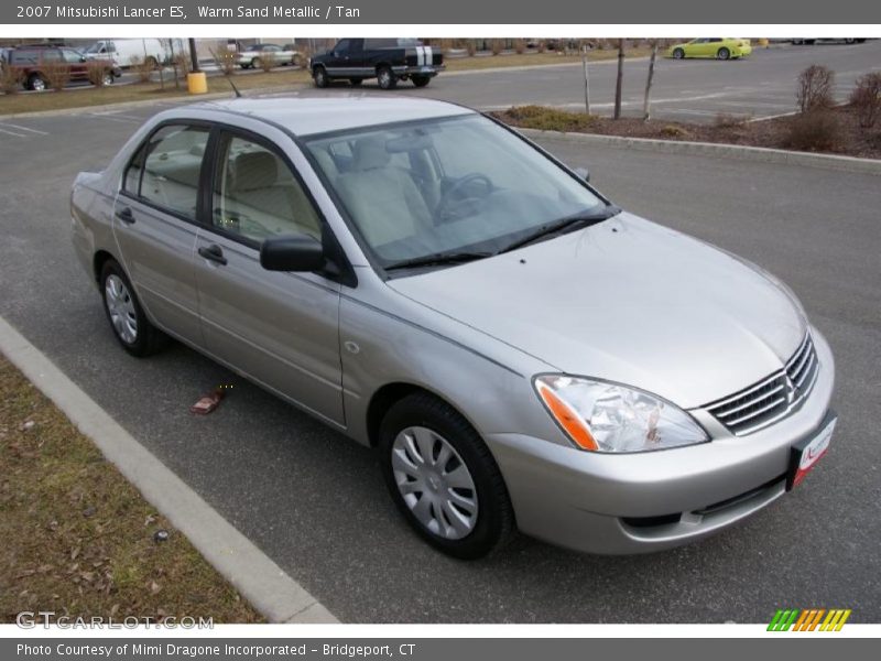 Warm Sand Metallic / Tan 2007 Mitsubishi Lancer ES