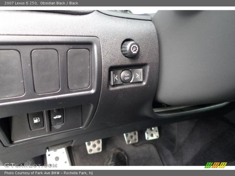 Obsidian Black / Black 2007 Lexus IS 250