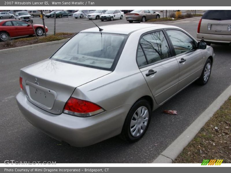 Warm Sand Metallic / Tan 2007 Mitsubishi Lancer ES