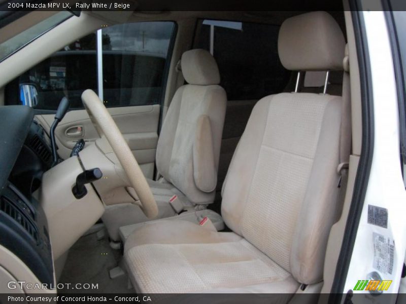 Rally White / Beige 2004 Mazda MPV LX
