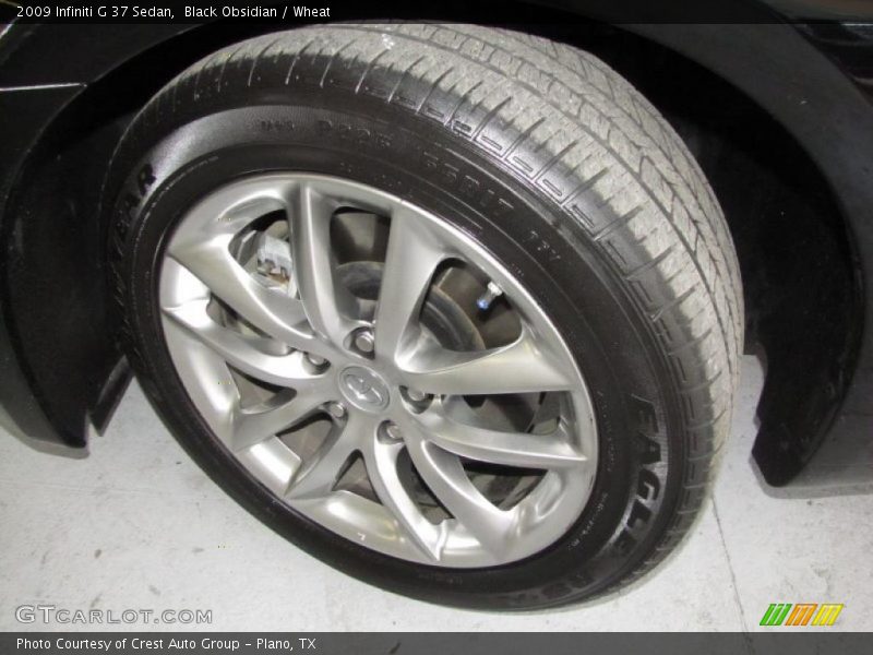 Black Obsidian / Wheat 2009 Infiniti G 37 Sedan