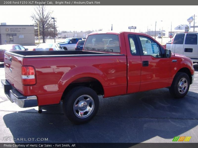 Bright Red / Medium/Dark Flint 2008 Ford F150 XLT Regular Cab