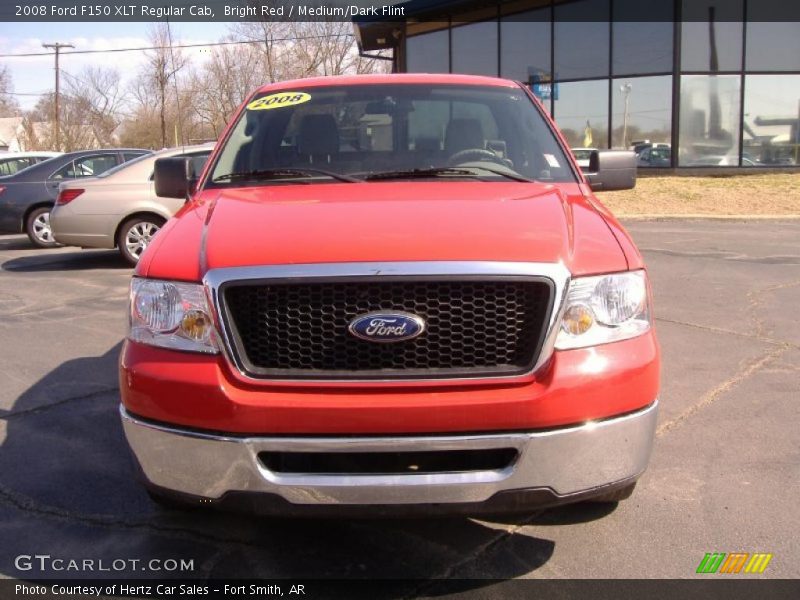 Bright Red / Medium/Dark Flint 2008 Ford F150 XLT Regular Cab