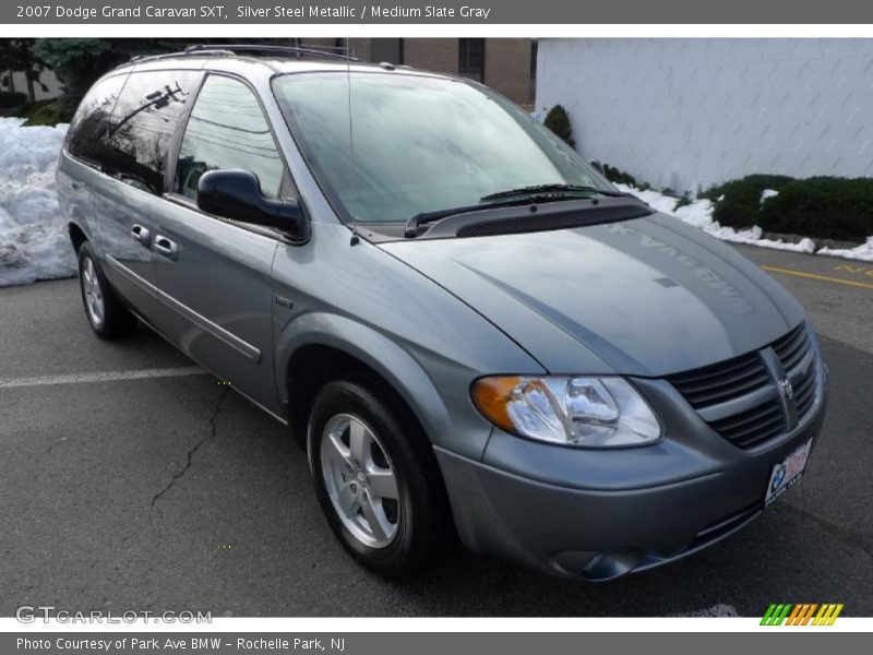 Silver Steel Metallic / Medium Slate Gray 2007 Dodge Grand Caravan SXT