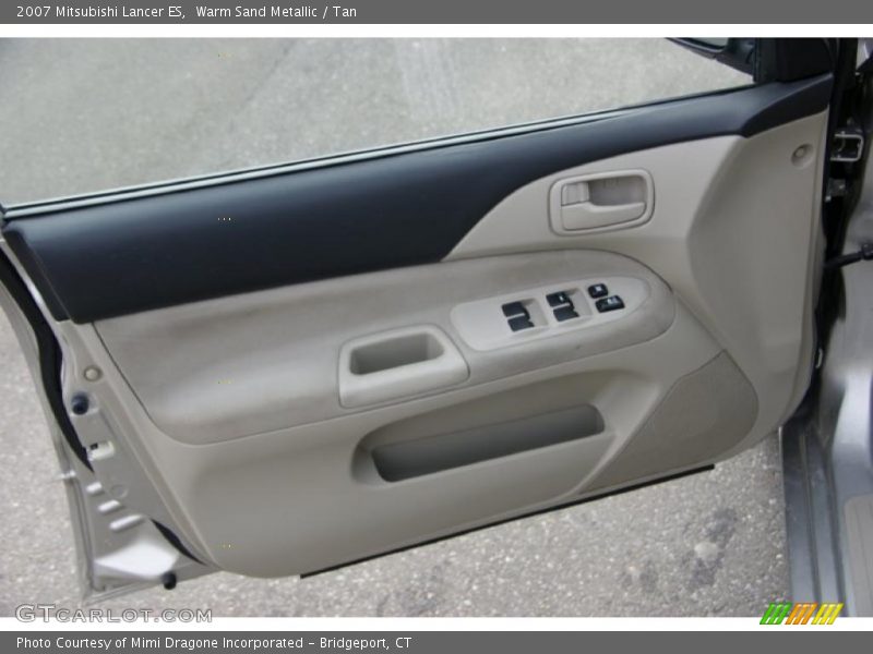 Warm Sand Metallic / Tan 2007 Mitsubishi Lancer ES