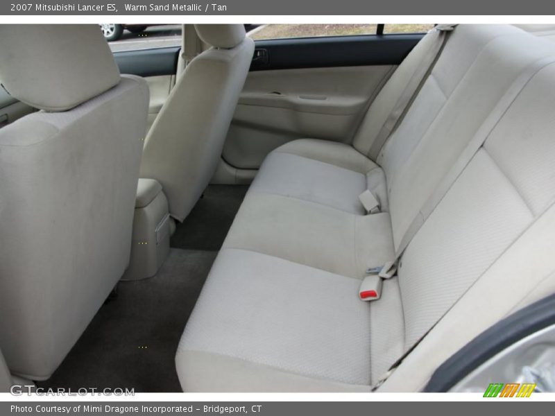 Warm Sand Metallic / Tan 2007 Mitsubishi Lancer ES