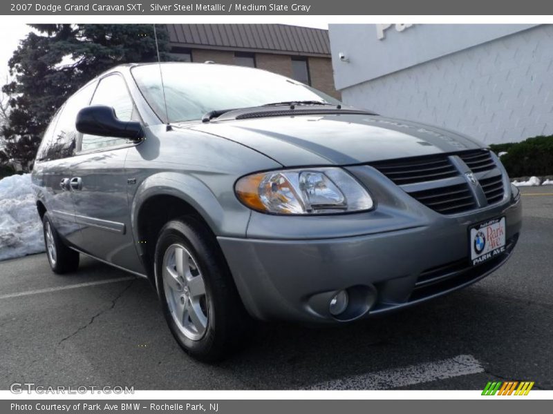 Silver Steel Metallic / Medium Slate Gray 2007 Dodge Grand Caravan SXT