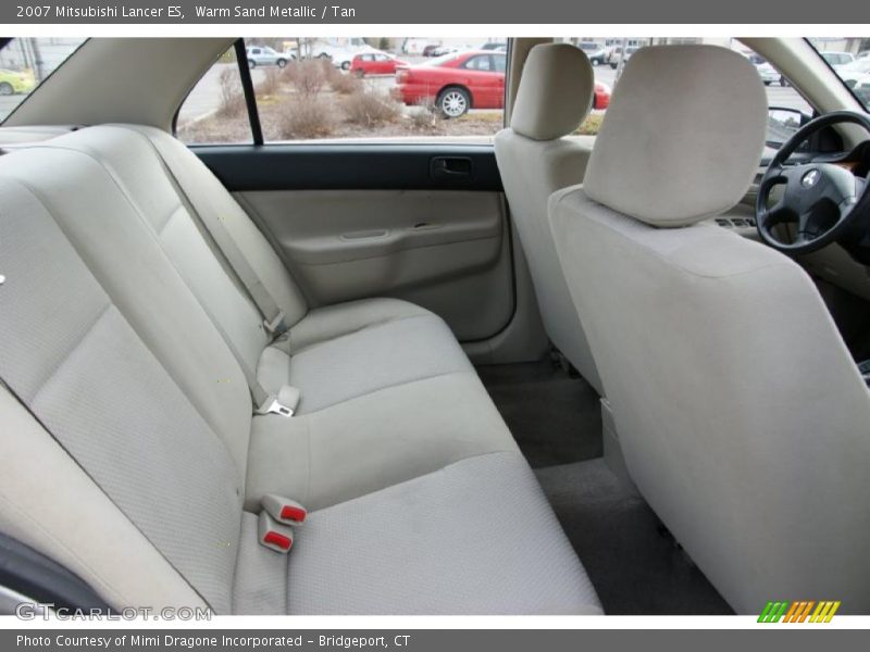 Warm Sand Metallic / Tan 2007 Mitsubishi Lancer ES