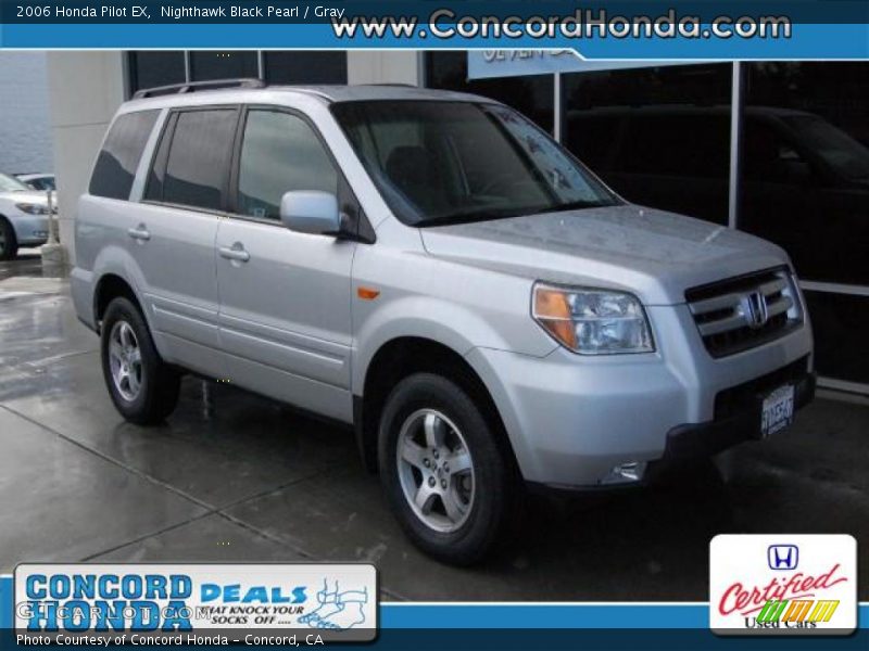Nighthawk Black Pearl / Gray 2006 Honda Pilot EX