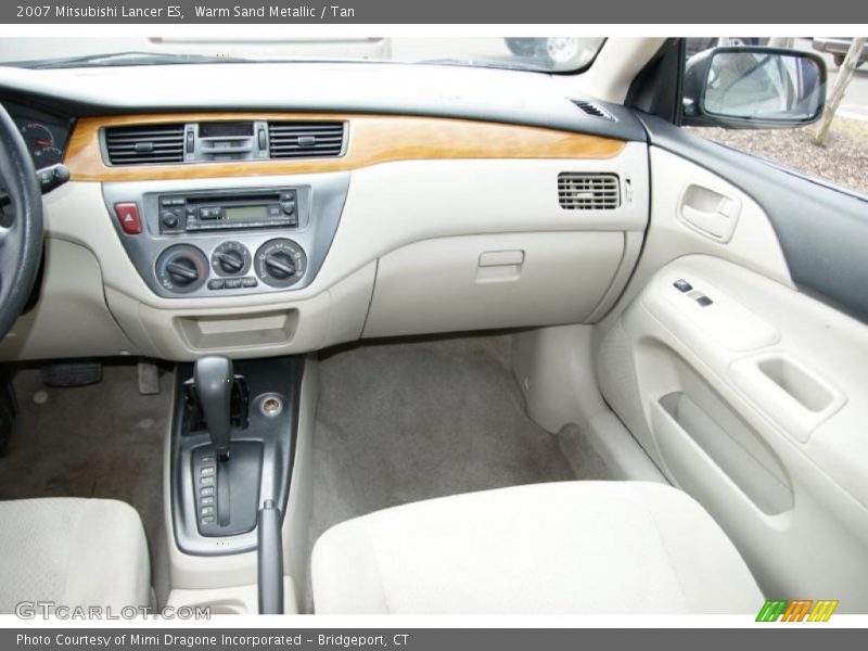 Warm Sand Metallic / Tan 2007 Mitsubishi Lancer ES
