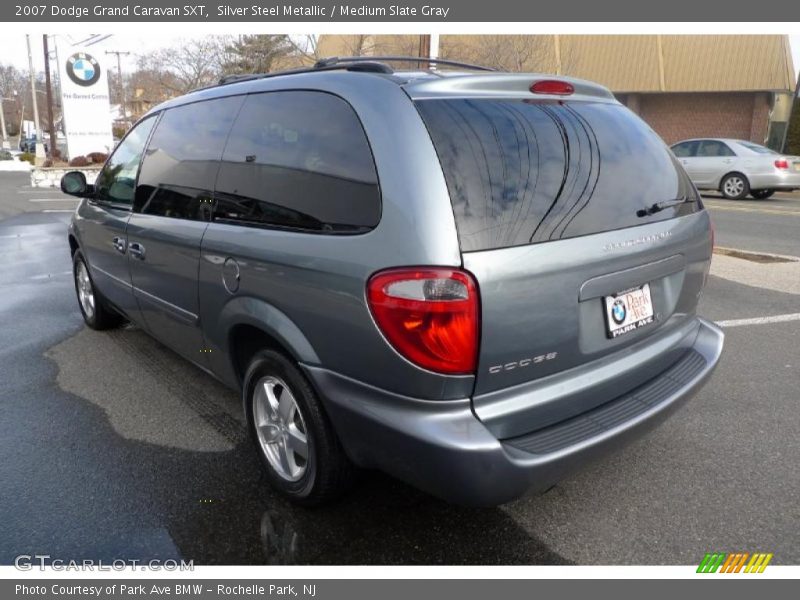 Silver Steel Metallic / Medium Slate Gray 2007 Dodge Grand Caravan SXT