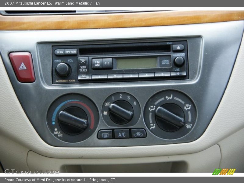Warm Sand Metallic / Tan 2007 Mitsubishi Lancer ES