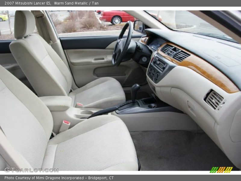 Warm Sand Metallic / Tan 2007 Mitsubishi Lancer ES