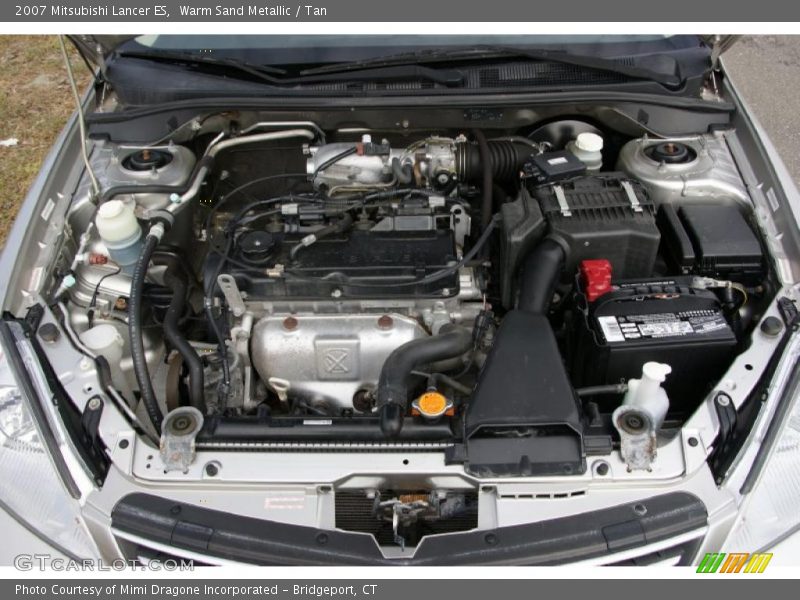 Warm Sand Metallic / Tan 2007 Mitsubishi Lancer ES