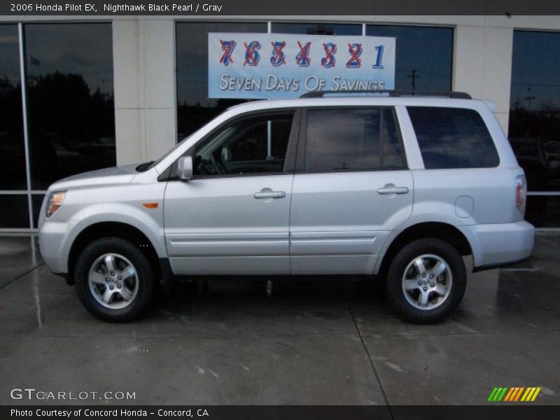 Nighthawk Black Pearl / Gray 2006 Honda Pilot EX