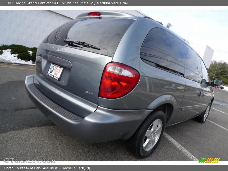 Silver Steel Metallic / Medium Slate Gray 2007 Dodge Grand Caravan SXT