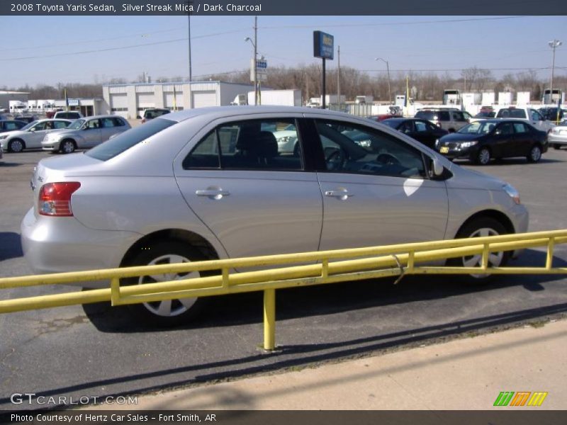 Silver Streak Mica / Dark Charcoal 2008 Toyota Yaris Sedan