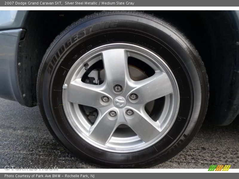 Silver Steel Metallic / Medium Slate Gray 2007 Dodge Grand Caravan SXT