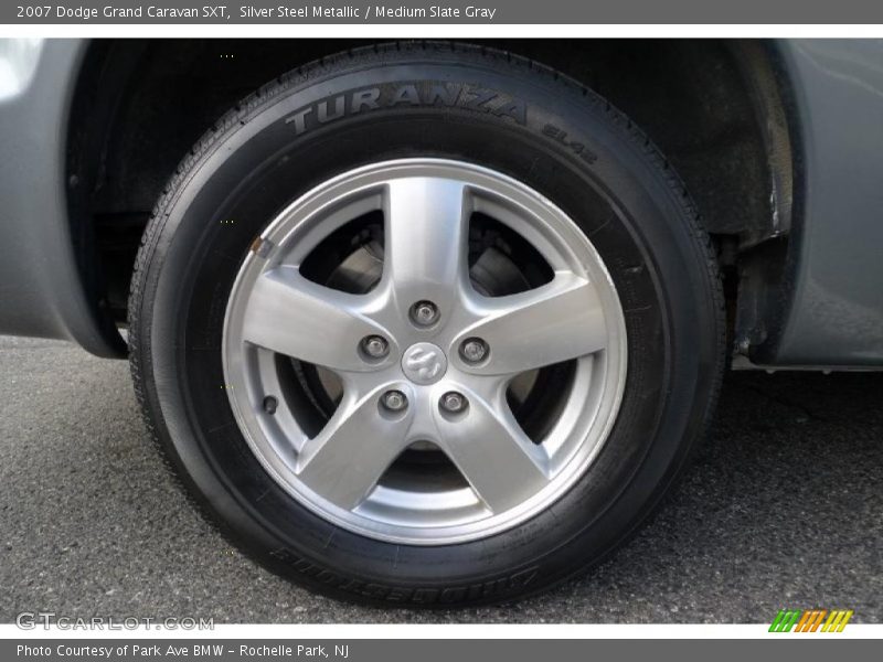 Silver Steel Metallic / Medium Slate Gray 2007 Dodge Grand Caravan SXT