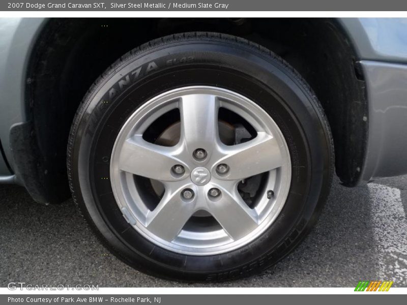 Silver Steel Metallic / Medium Slate Gray 2007 Dodge Grand Caravan SXT