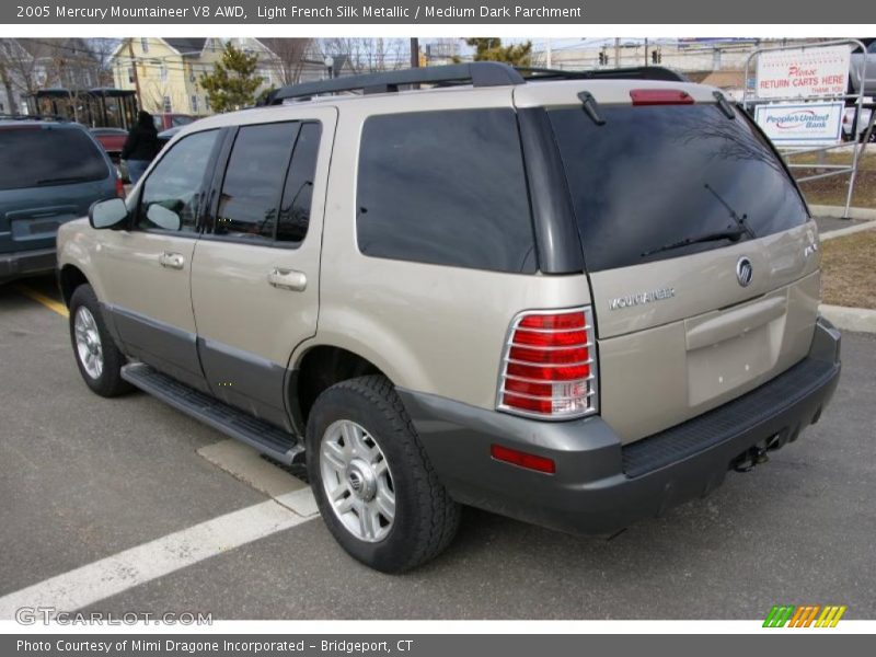 Light French Silk Metallic / Medium Dark Parchment 2005 Mercury Mountaineer V8 AWD